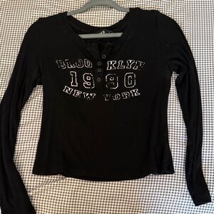 Cider Black Brooklyn 1990 Long Sleeve Tee